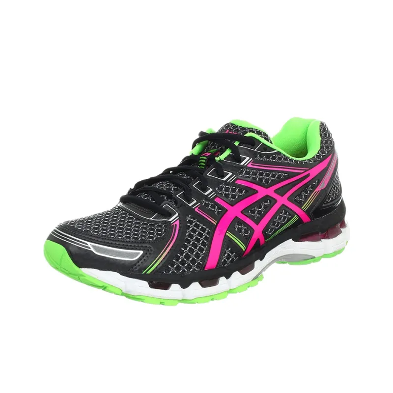 Asics Gel-Kayano 19 Running Shoes Women's Low-Top Black/Pink-2
