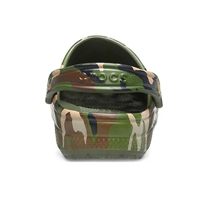 Crocs Beach Army Green Camouflage Sandals-3