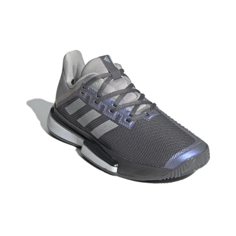 Adidas Solematch Bounce Grey Women's-2
