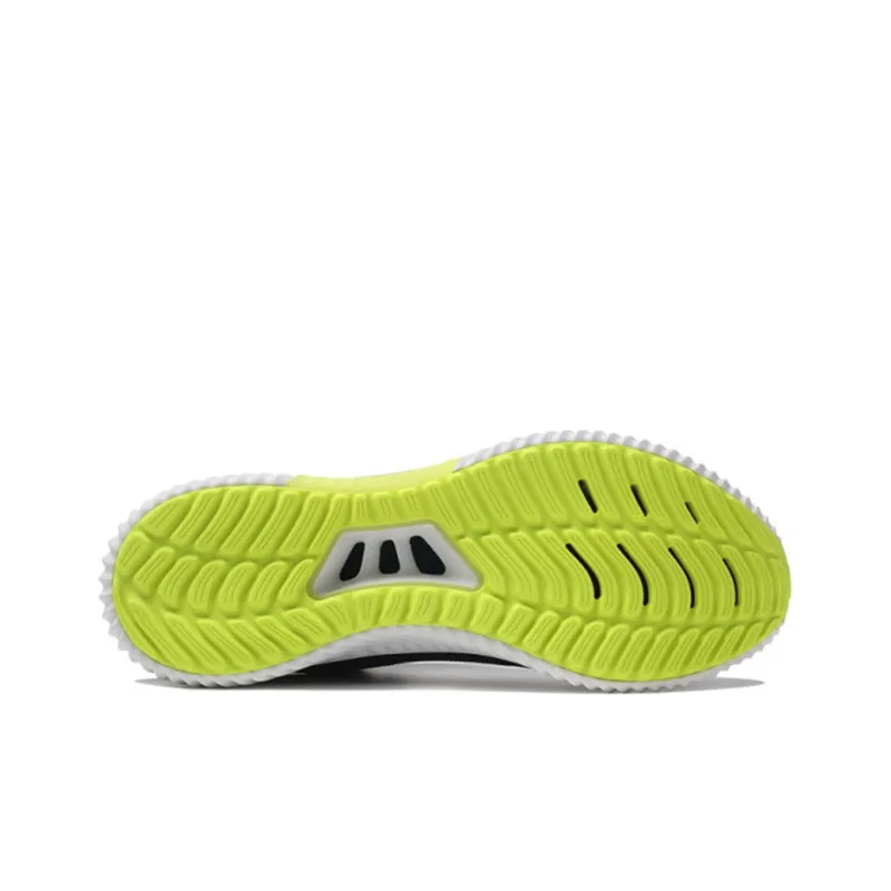 Adidas Climacool Anti-Slip Wear-Resistant Low-Top Marathon Running Shoes Men's Blue Yellow White-5