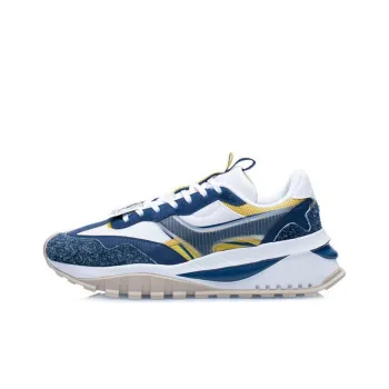 LiNing Fangyuan EVO Cushioning Anti Slip And Wear Resistant Low Top Running Shoes Men's Navy Blue