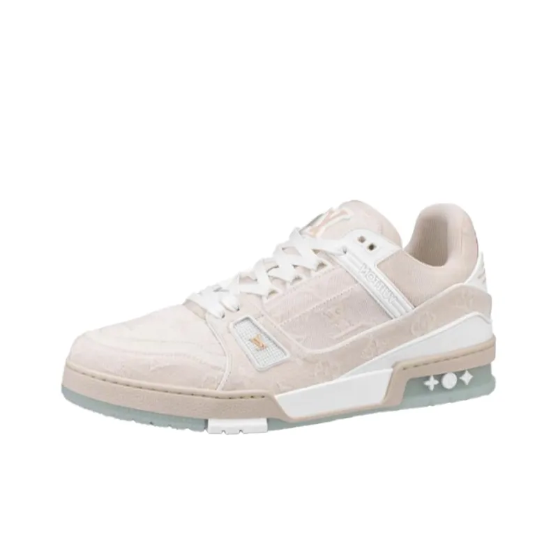 LOUIS VUITTON Lv Trainers 'Beige Denim'-0