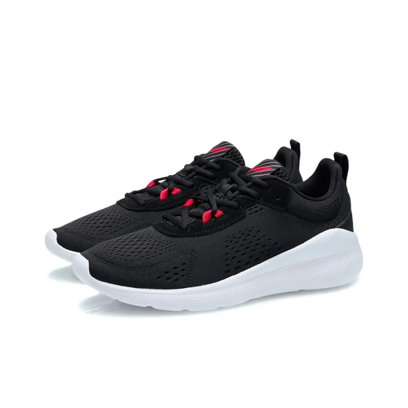 LiNing Heather Low-Top Running Shoes Men's Black-2