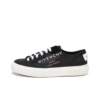 Givenchy Canvas Shoes Men Low Top Black
