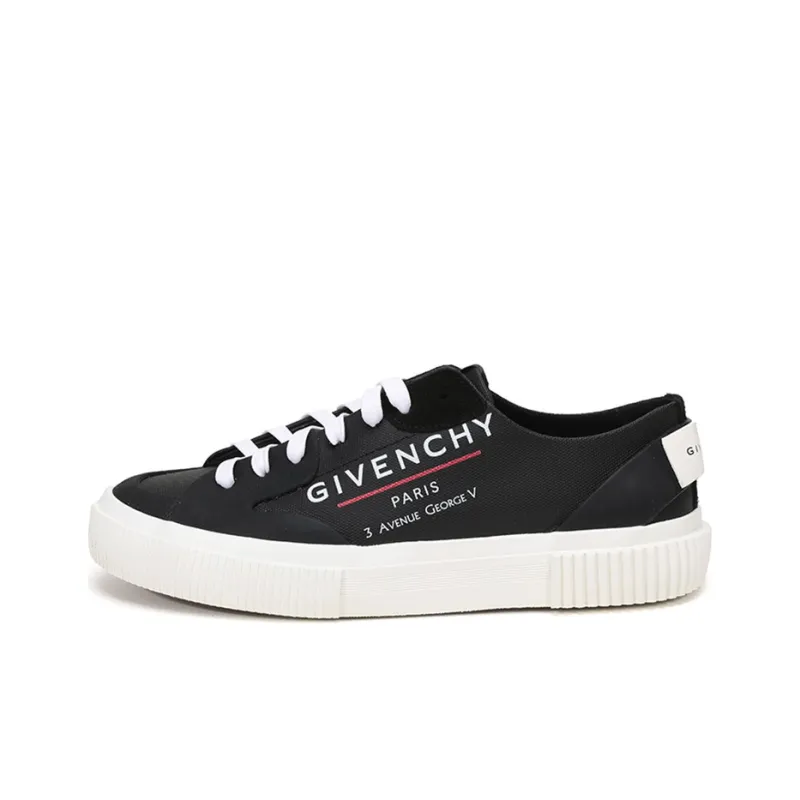 Givenchy Light Low Top Skateboard Shoes Men Black-0