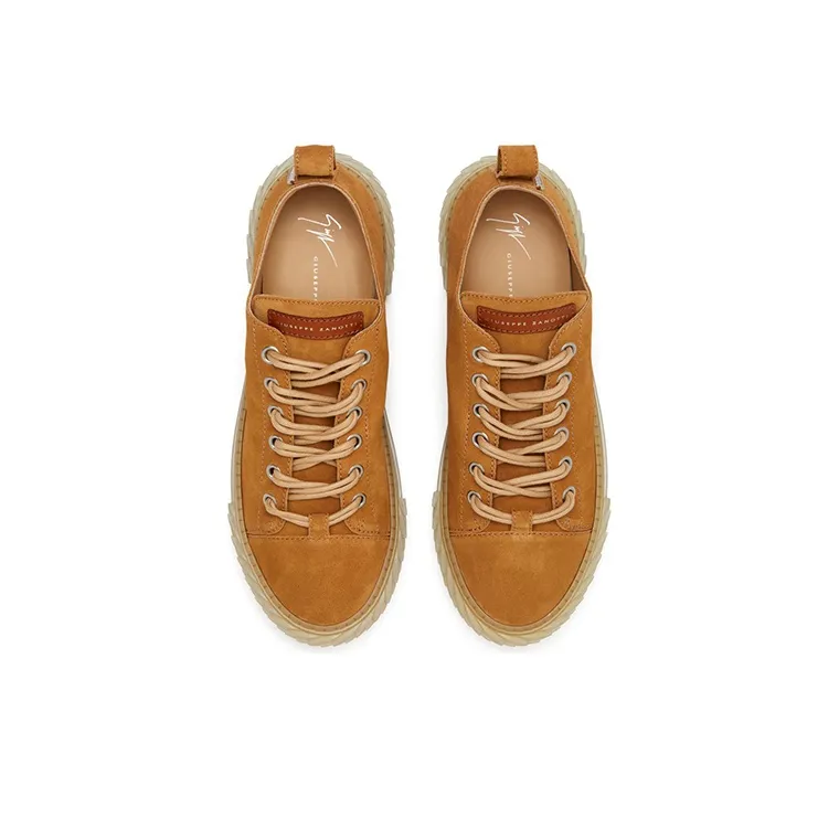 Giuseppe Zanotti/GZ Blabber Jellyfish Low Top Skateboard Shoes Men's Brown-4