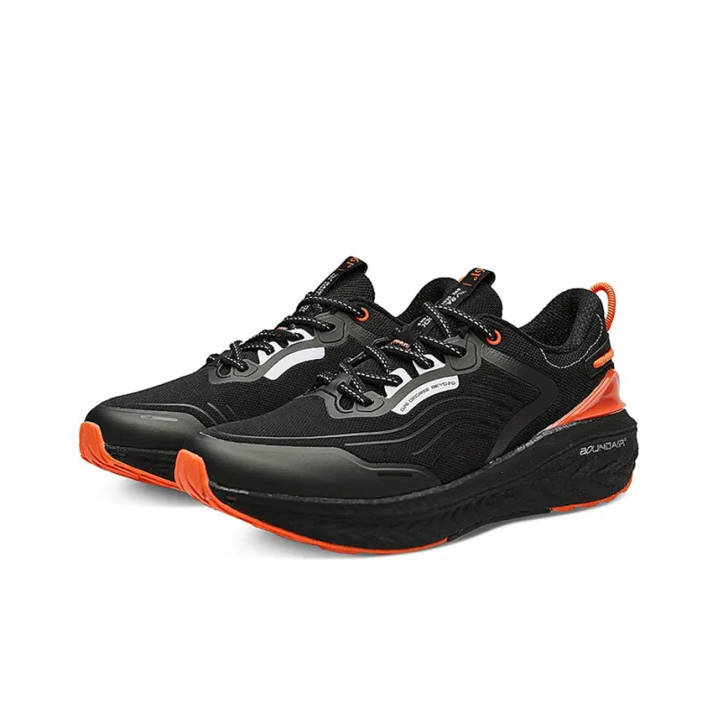 361° Popping Foam Low-Top Running Shoes Men's Black Orange ETPU Technology-2