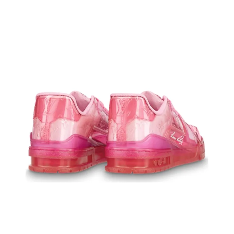 LOUIS VUITTON Trainer Sneakers 'Pink PVC'-3
