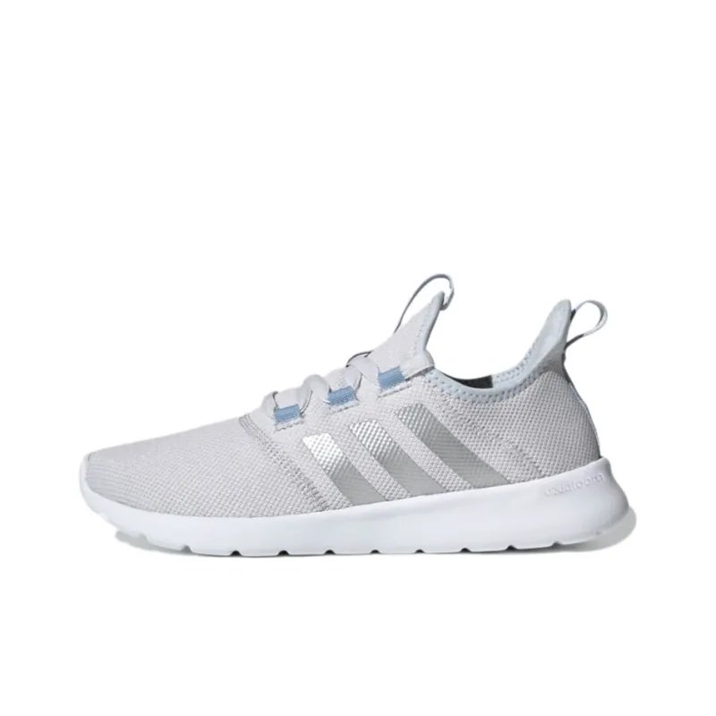 Adidas Cloudfoam Pure 2.0 Breathable Mid-Top Casual Shoes Women's Mist Gray-0