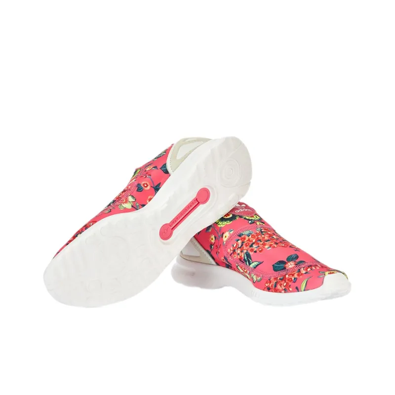 Adidas Originals Zx Flux Smooth Slip On 'Pink White' Women's-4