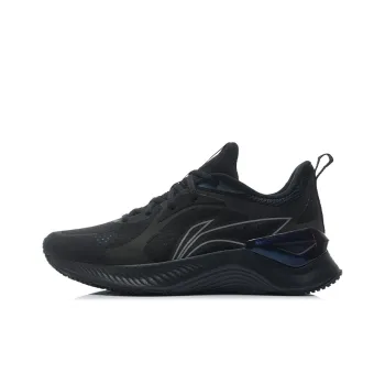 LiNing YueYing Element Cushioning, Slip Resistant, And Abrasion Resistant Low Top Running Shoes Men's Black