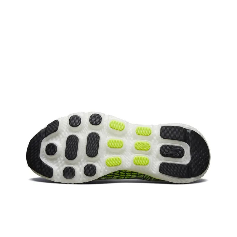 Skechers Running Shoes Men Low-Top Black/Lemon-4