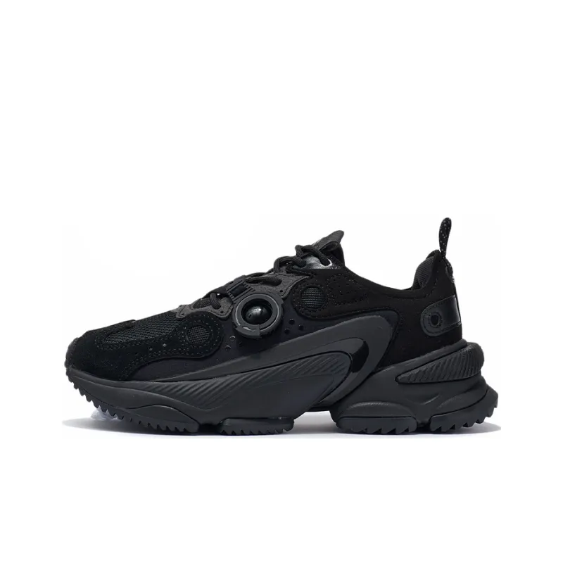 LiNing Nebula M1 Cushioning, Breathable, Thermal Low Top Casual Shoes Women's Black-0