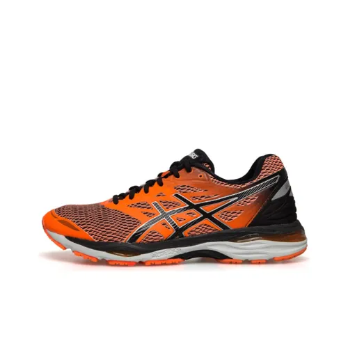 Asics Gel-Cumulus 18 Running Shoes Men Low-Top Orange/Black