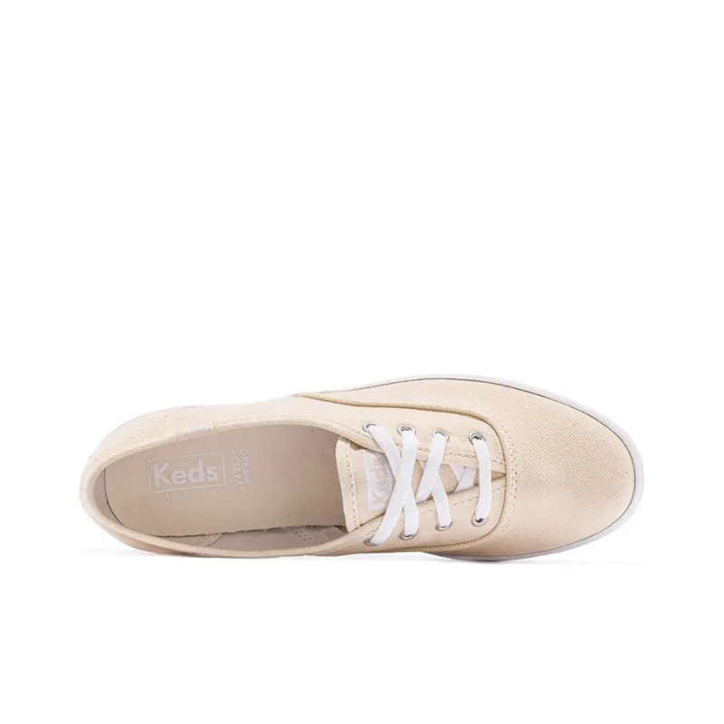 Keds Canvas Shoes Women's Low Top Nude-2