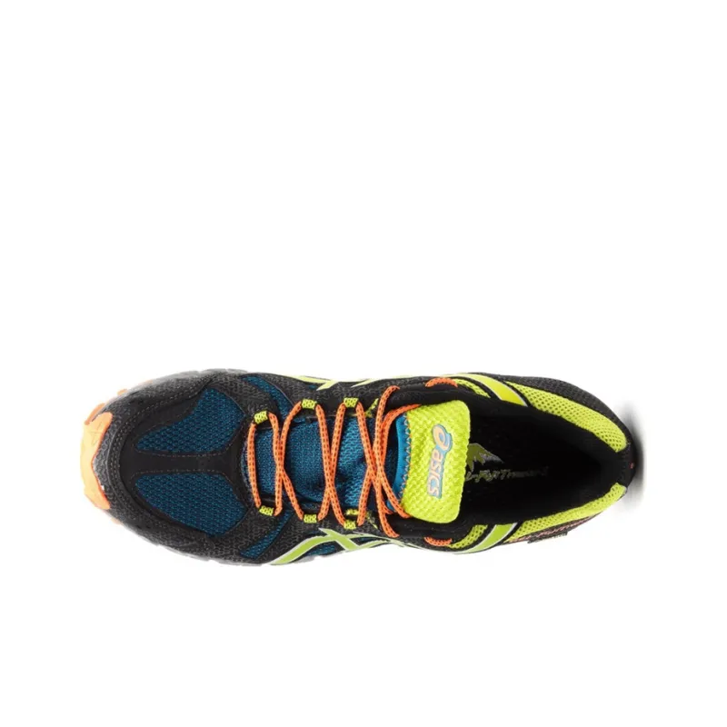 Asics Gel-Fuji Trainer Anti-Slip And Wear-Resistant Breathable Low-Top Running Shoes Men's Blue Green-3
