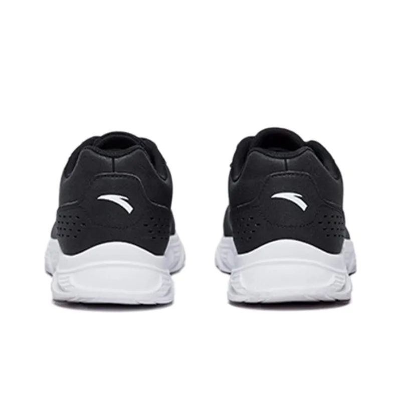 Anta Shock Absorbers Slip Resistant, Abrasion Resistant, Lightweight Low Top Casual Running Shoes Men's Black White-2