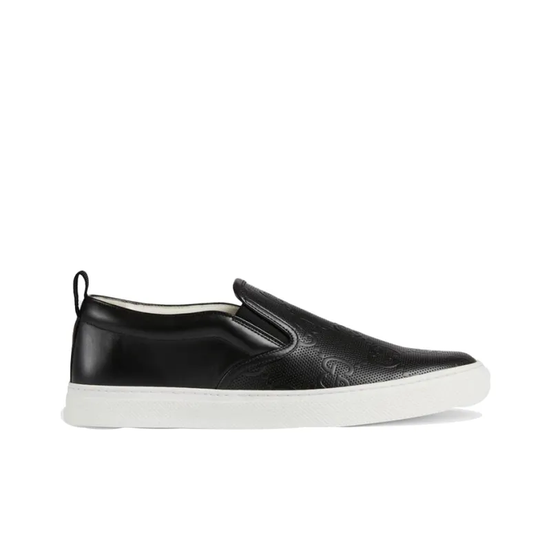GUCCI Slip On 'GG Embossed Black'-1
