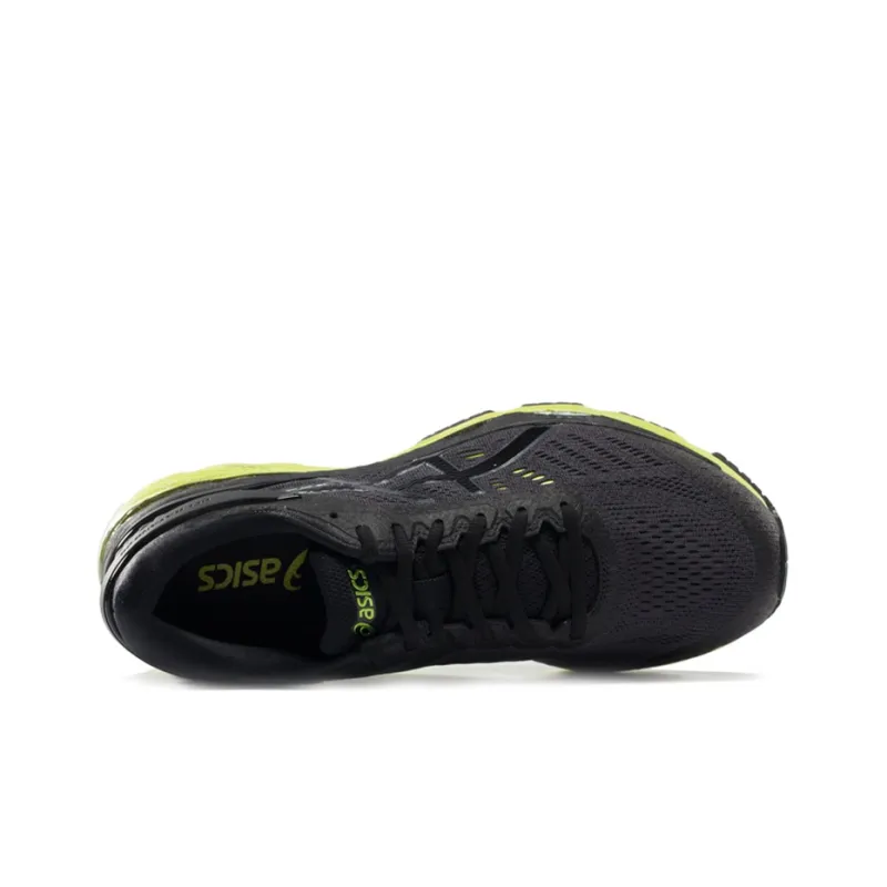 Asics Gel-Kayano 24 Wear-Resistant Slip-Resistant Low-Top Running Shoes Men's Black Green-2