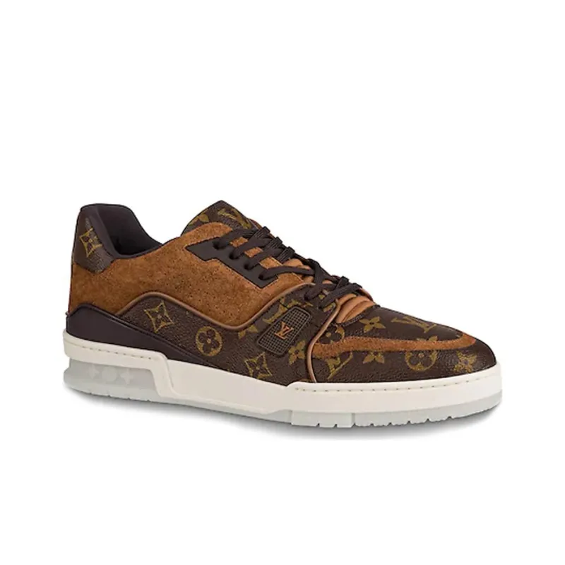 LOUIS VUITTON Trainer Sneakers 'Brown Monogram'-1