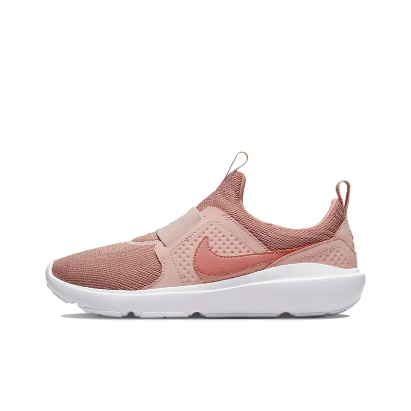 Nike Ad Comfort Cushioned Anti-Slip And Wear-Resistant Lightweight Low-Top Casual Shoes GS Pink White-0