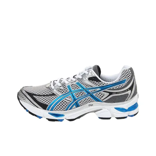 Asics Gel-Cumulus 13 Durable Breathable Low-Top Running Shoes Men's Silver Blue