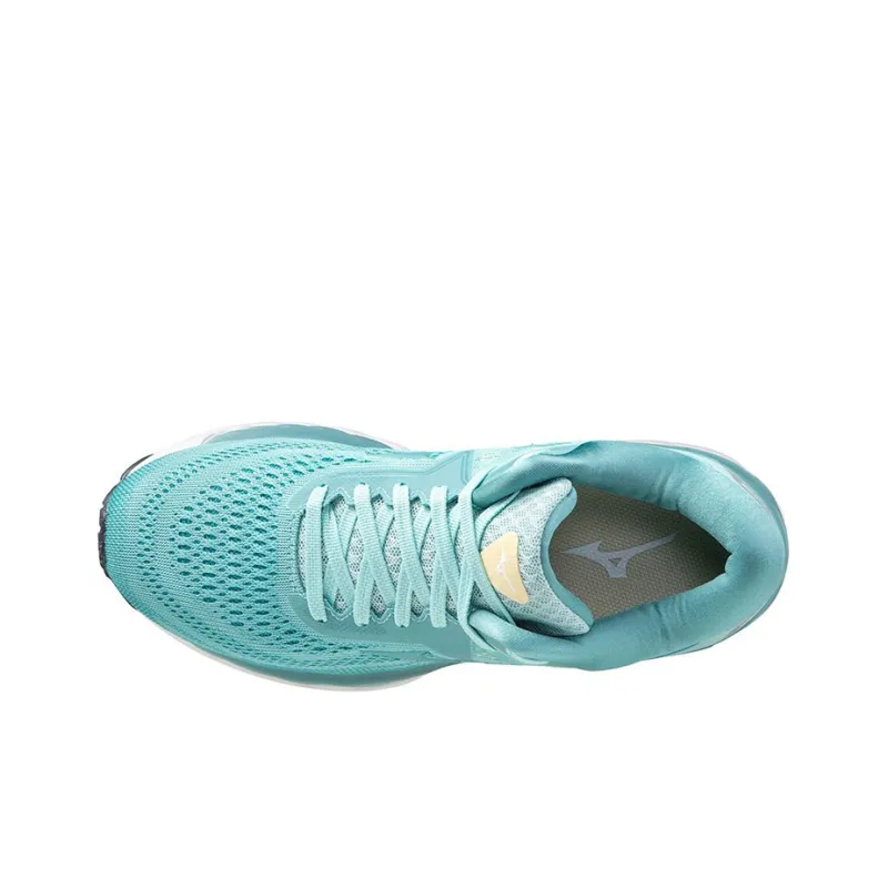 Mizuno Wave Sky 4 Running Shoes Women's Low Top Green-2