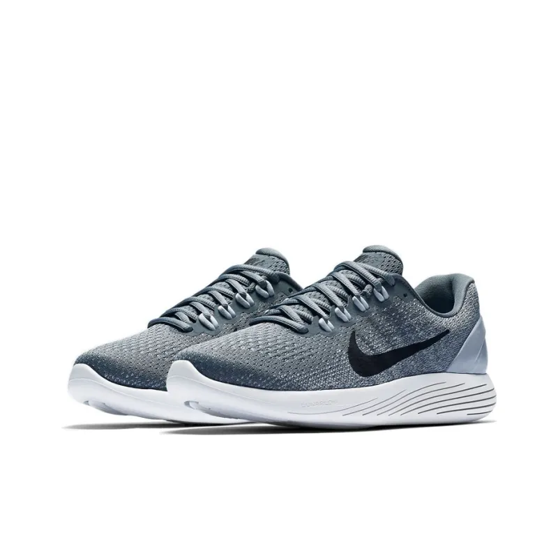 Nike Lunarglide 9 Cool Grey Black Pure Platinum Women's-2