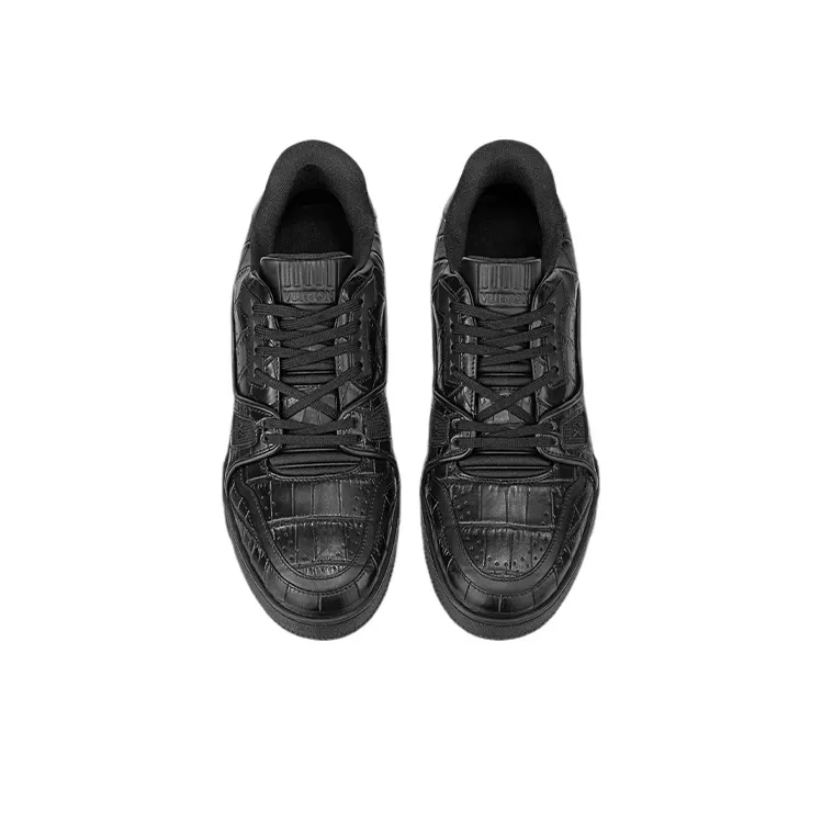 LOUIS VUITTON Lv Trainer Black Alligator-3