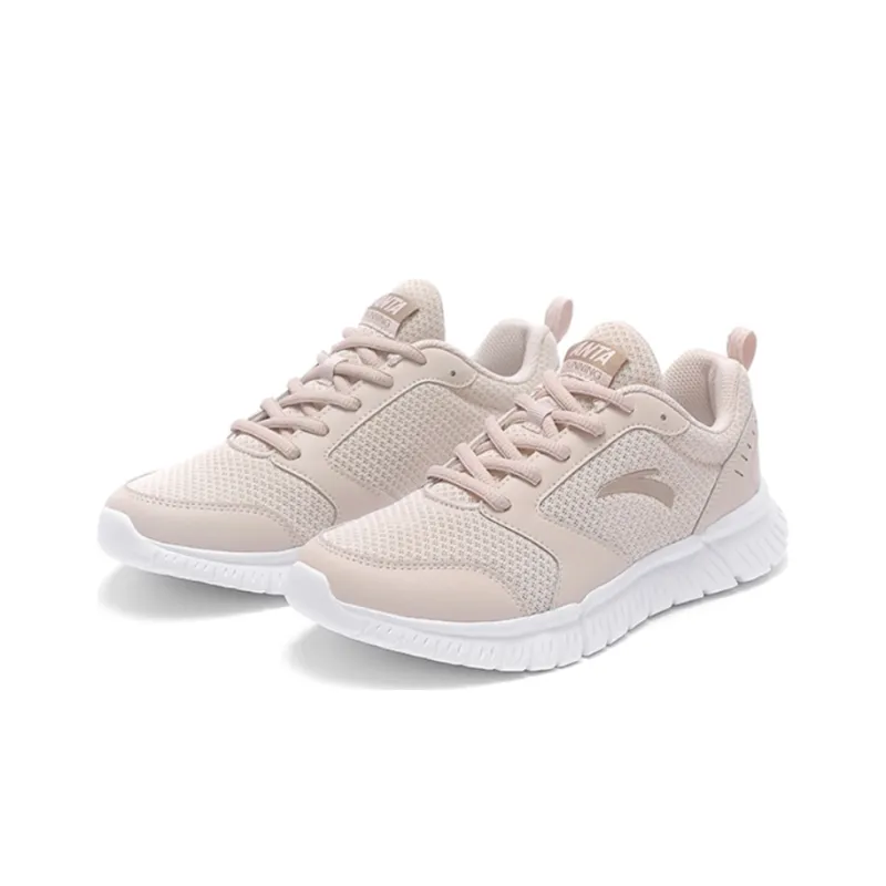 Anta Running Collection Low Top Running Shoes Women's Lotus Gray White-1