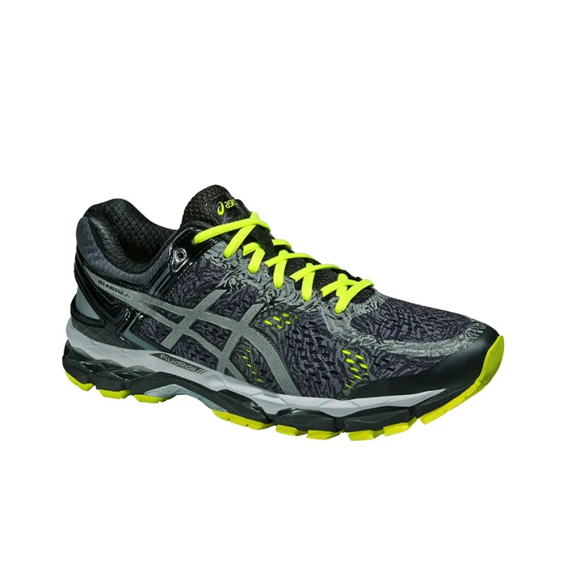 Asics Gel-Kayano 22 Wear-Resistant Low-Top Running Shoes Men's Gray Green-1
