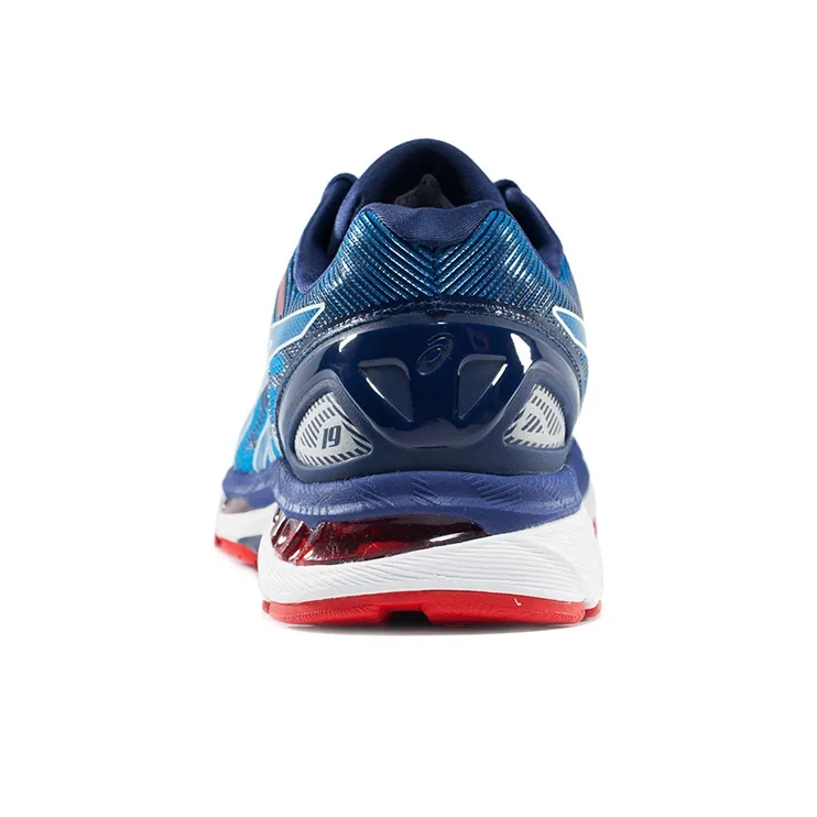 Asics GEL-Nimbus 19 Running Shoes Men Low-Top Blue/White-4