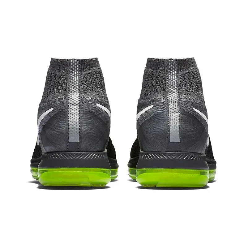Nike Zoom All Out Flyknit Black White Volt Women's-4