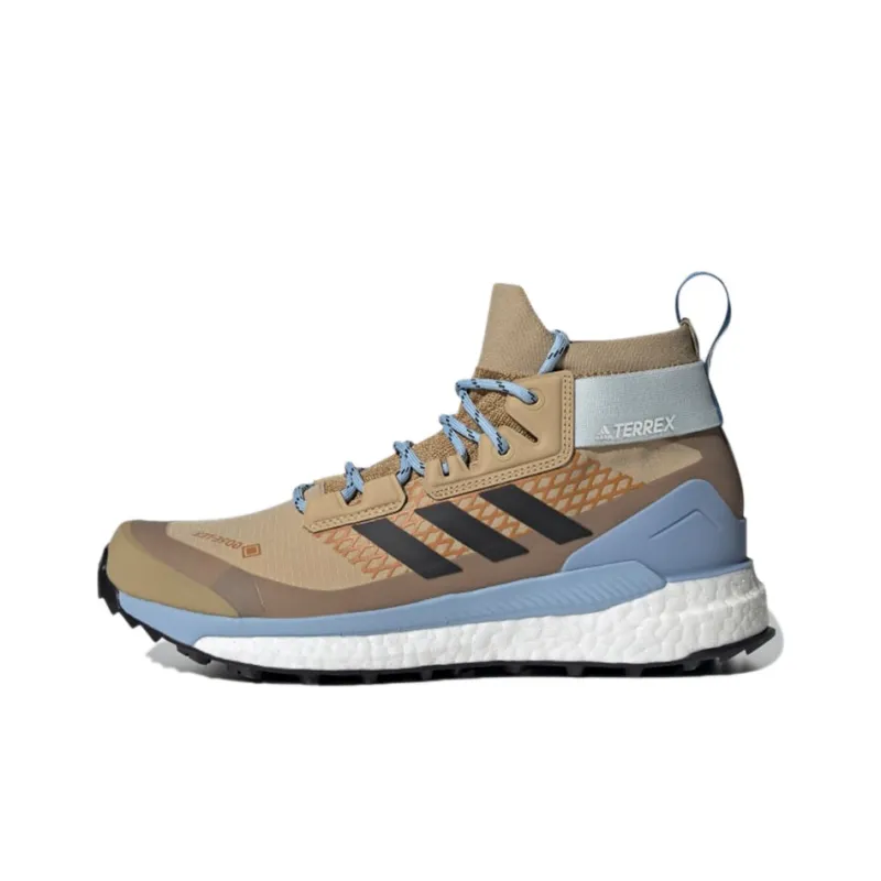 Adidas Terrex Free Hiker Hiking / Trekking Shoes Women's High-Top Brown/Blue-0