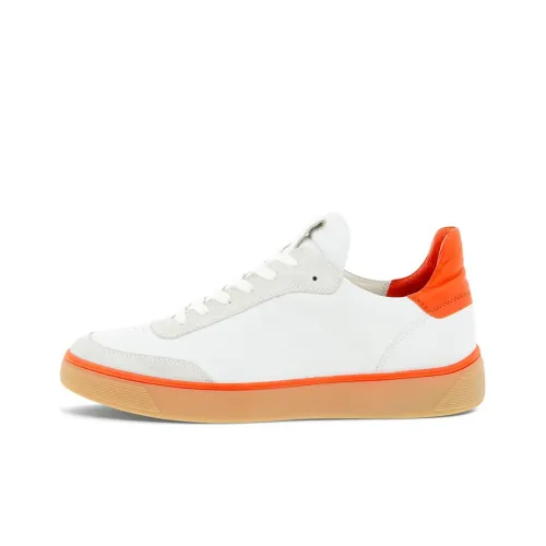 Ecco Street Tray M Stylish Skateboarding Shoes Men's White