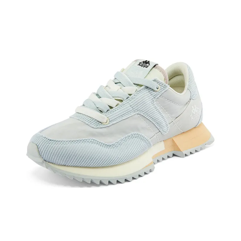Kappa Coverage Slip Resistant Low Top Casual Running Shoes Women's Light Blue Gray White Yellow-1