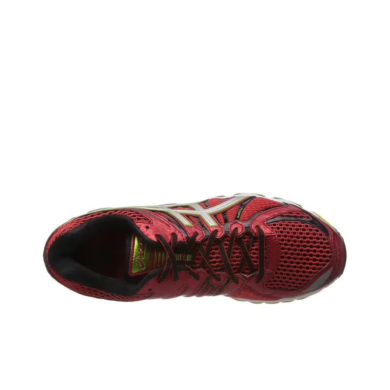 Asics GEL-Nimbus 15 Running Shoes Men Low-Top Red/Silver-3