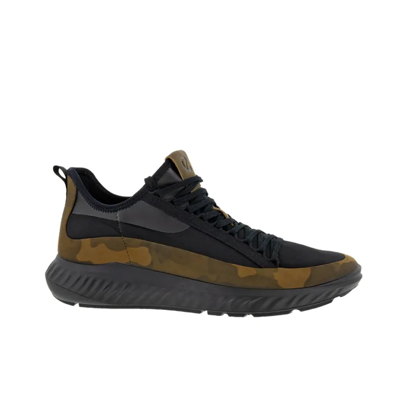Ecco ATH 1FM L Low Top Casual Shoes Men's Green Camouflage-1