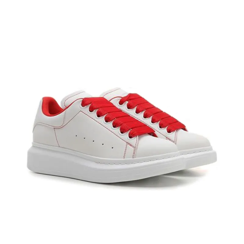 Alexander McQueen Larry Sneakers 'White Red' Women's-2