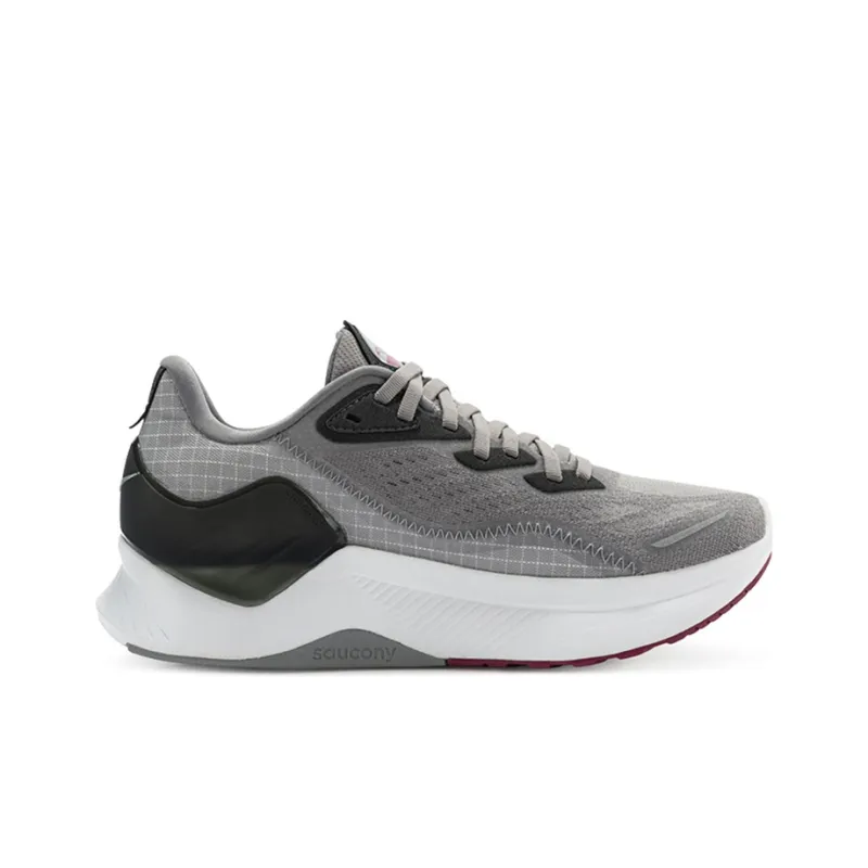 Saucony Shock Absorbers With Slip Resistant And Abrasion Resistant Properties Low Top Running Shoes Women's Gray Pink-1
