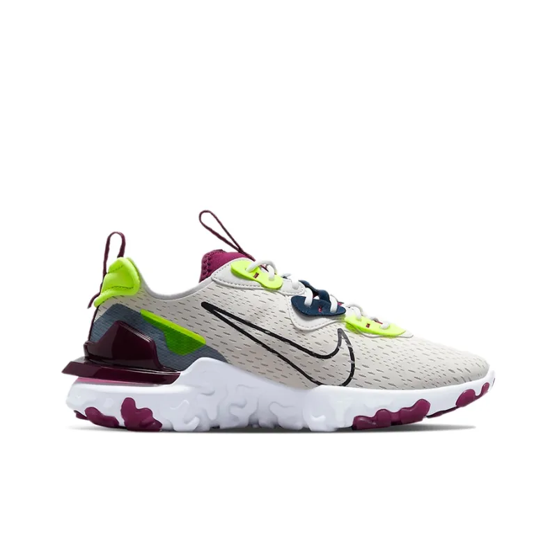 Nike React Vision Low Top White/Purple Women's-1