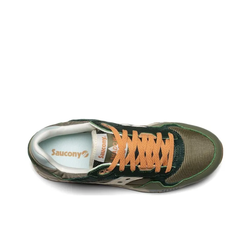 Saucony Shadow 5000 Low-Top Running Shoes Unisex Green Standard M-3