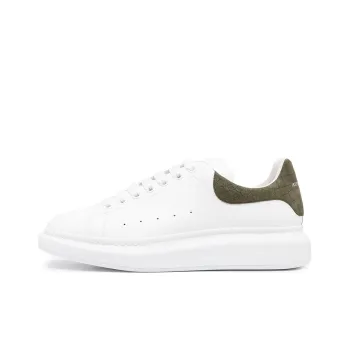 Alexander McQueen Oversized Sneaker Low Top Stylish Skateboarding Shoes Men's White