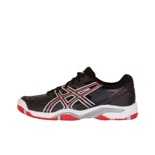 Asics Gel-Challenger 9 Wear-Resistant Low-Top Running Shoes Men's Black Red