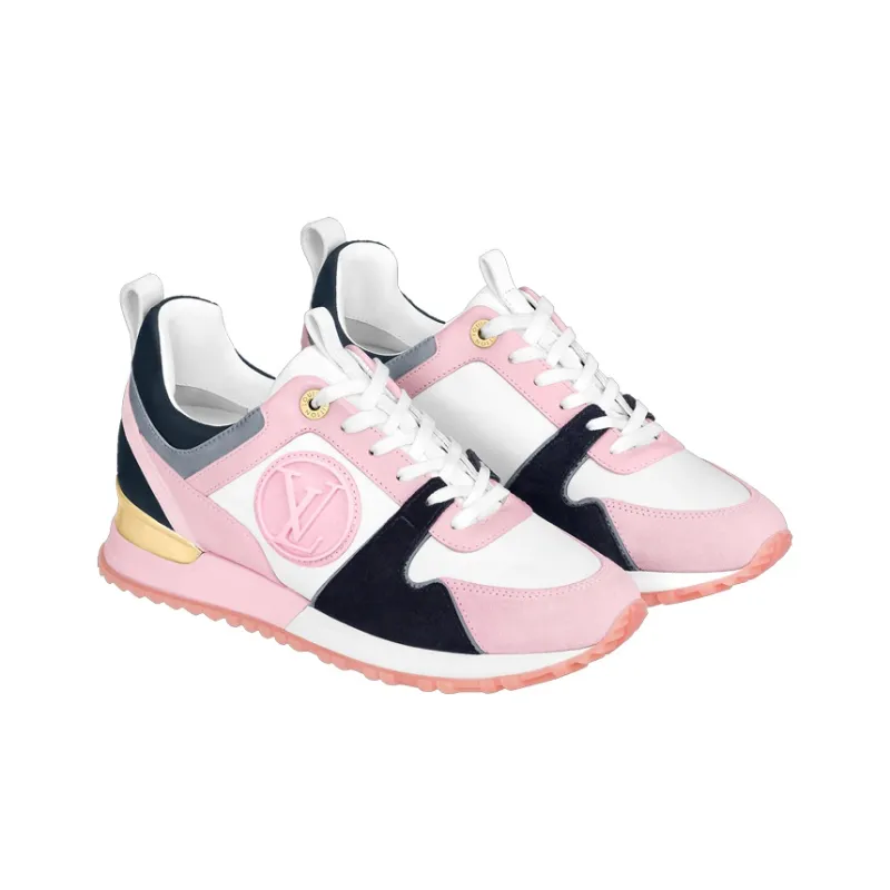LOUIS VUITTON Run Away Low Top Running Shoes Women's Pink-2