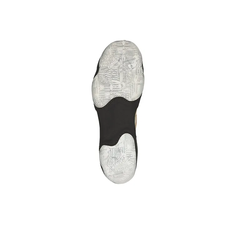 Asics Anti-Slip Wear-Resistant Mid-Top Running Shoes Unisex Metallic-4