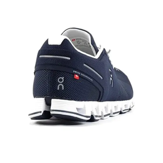 On Cloud In Navy Cloud Low Top Running Shoes Men's Marine Blue-3