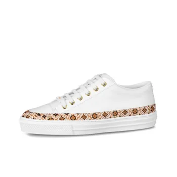 LOUIS VUITTON Lv Crafty Stellar CalfskinSports Shoes White/Brown Women's