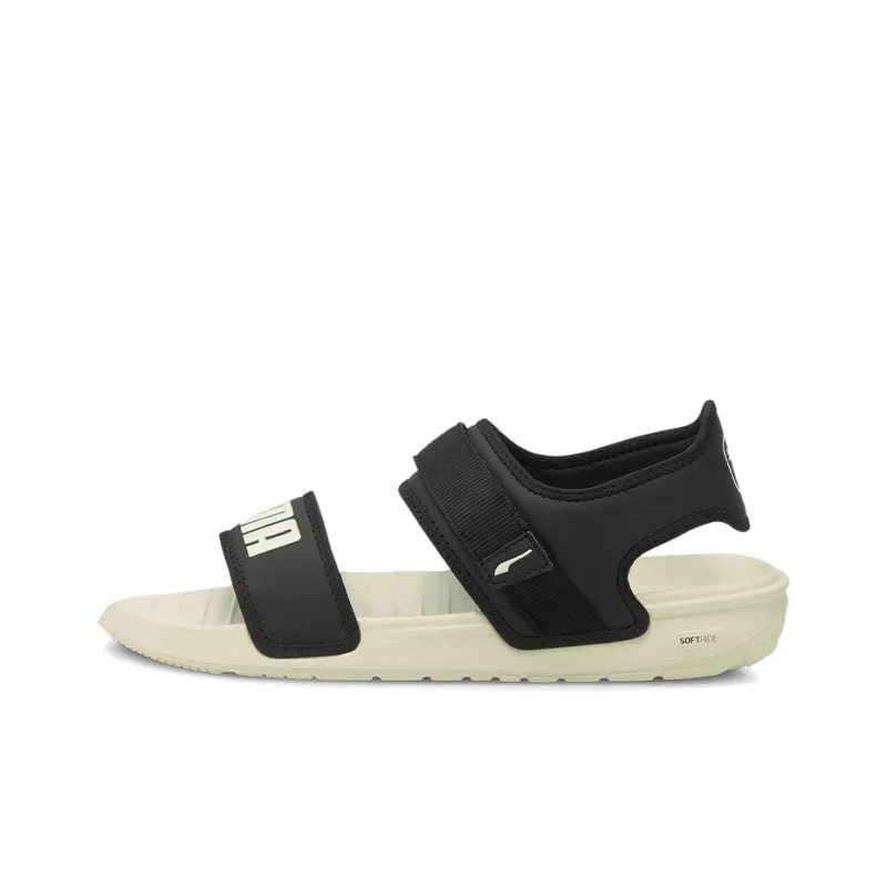 PUMA SoftRide Sandal 'Black Marshmallow'-0