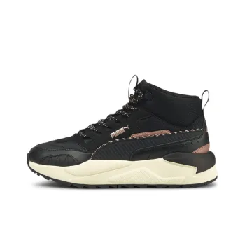 PUMA Unisex X Ray 2 Square Wtr Mid Top Sports Shoes Black/Gold